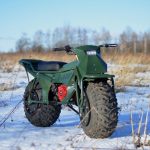 Motorcycle 2x2 wheels drive