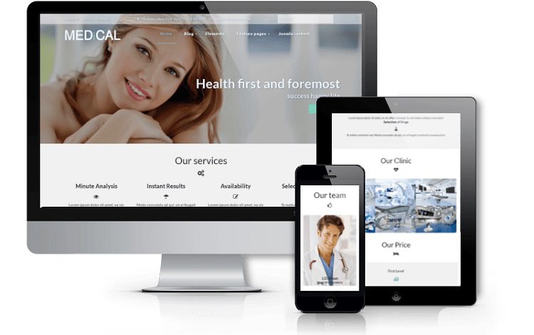 طراحی وب سایت حرفه ای برای پزشکان