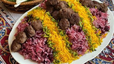 طرز تهیه پلو مجلسی