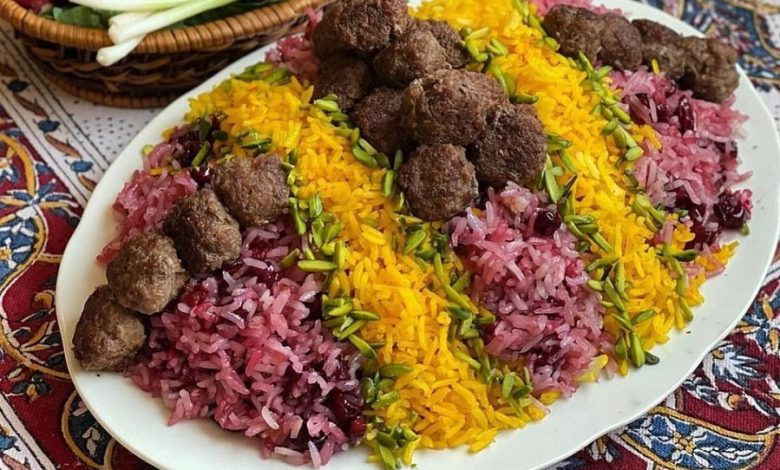 طرز تهیه پلو مجلسی