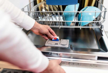 تمیز کردن ماشین ظرفشویی